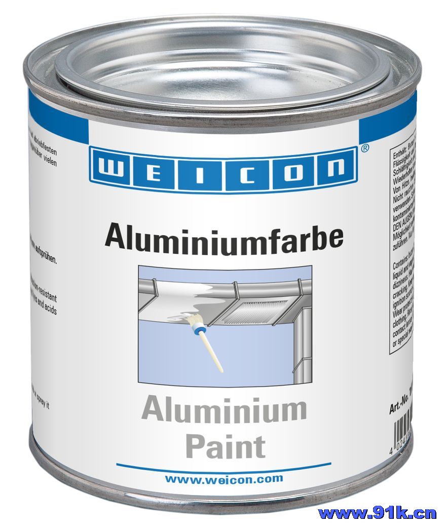 252107 METAL PIGMENT WEICON ALUMINIUM PAINT 375ML 252107 METAL PIGMENT WEICON ALUMINIUM PAINT 375ML