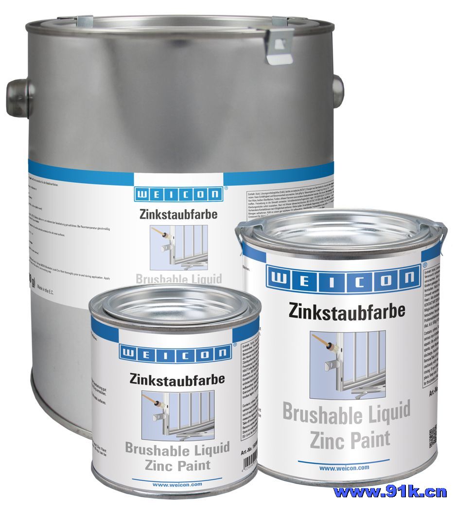 252103 WEICON BRUSHABLE ZINC PAINT 375ML(10000322) 252103 WEICON BRUSHABLE ZINC PAINT 375ML(10000322)